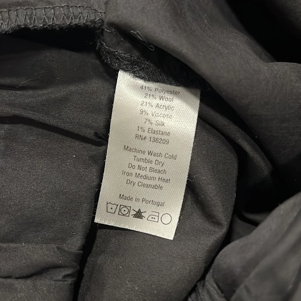 Hatch Black Straight Leg Maternity Pants Size 3/10-12/L - Picture 11 of 11